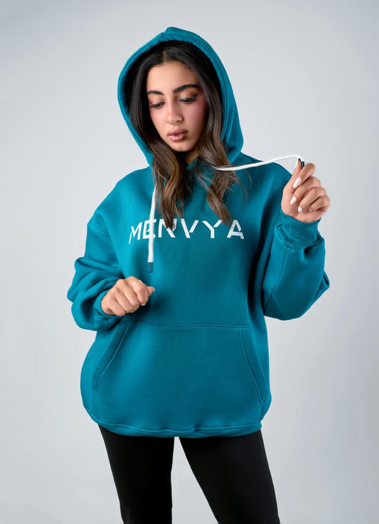 menvya blue hoodie